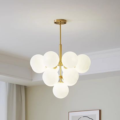 Elise Marais Glass Globe Chandelier