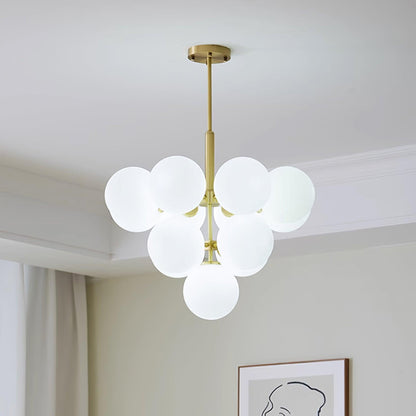 Elise Marais Glass Globe Chandelier