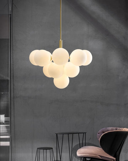 Elise Marais Glass Globe Chandelier