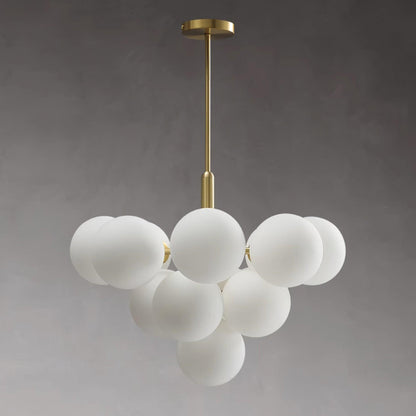 Elise Marais Glass Globe Chandelier