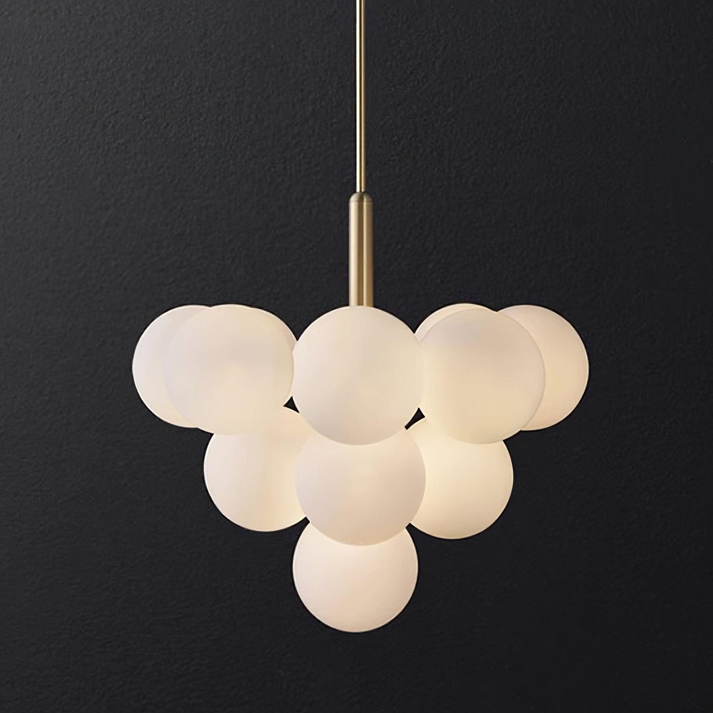Elise Marais Glass Globe Chandelier