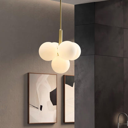 Elise Marais Glass Globe Chandelier