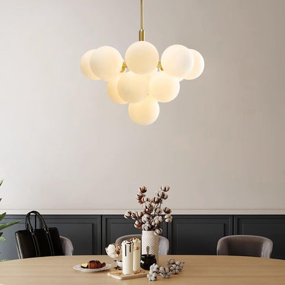 Elise Marais Glass Globe Chandelier