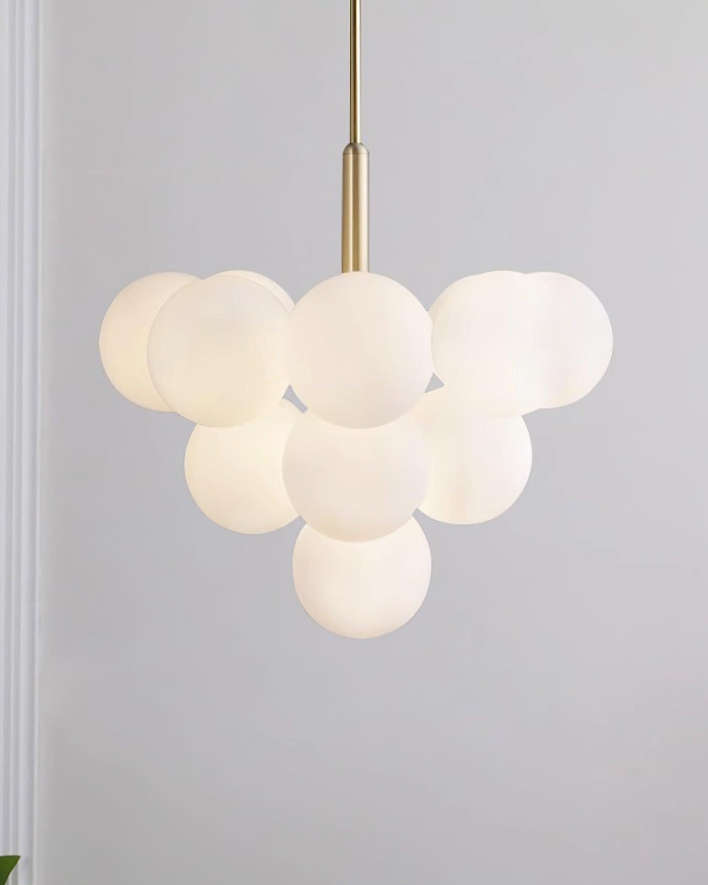 Elise Marais Glass Globe Chandelier