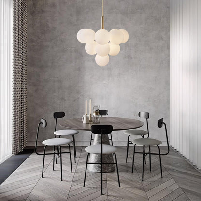 Elise Marais Glass Globe Chandelier