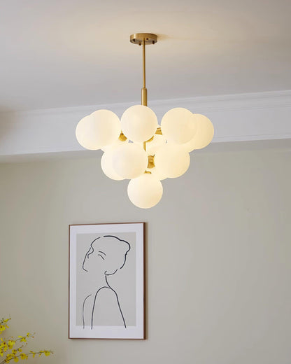 Elise Marais Glass Globe Chandelier