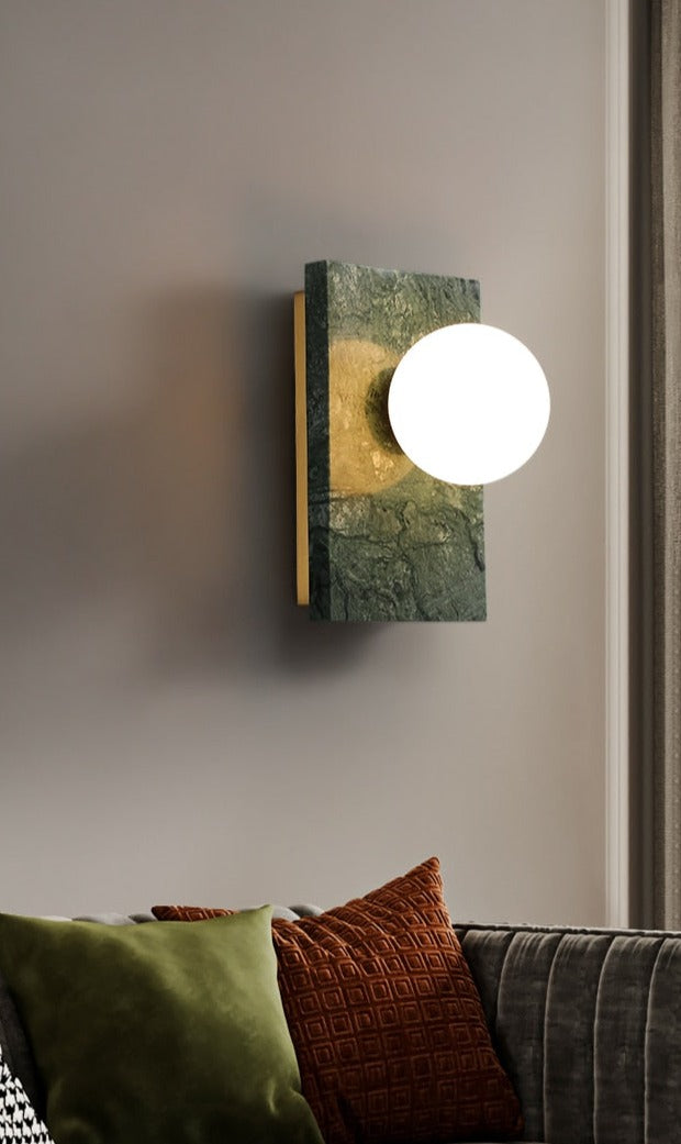 Amélie Marble & Brass LED Wall Light