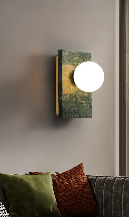 Amélie Marble & Brass LED Wall Light