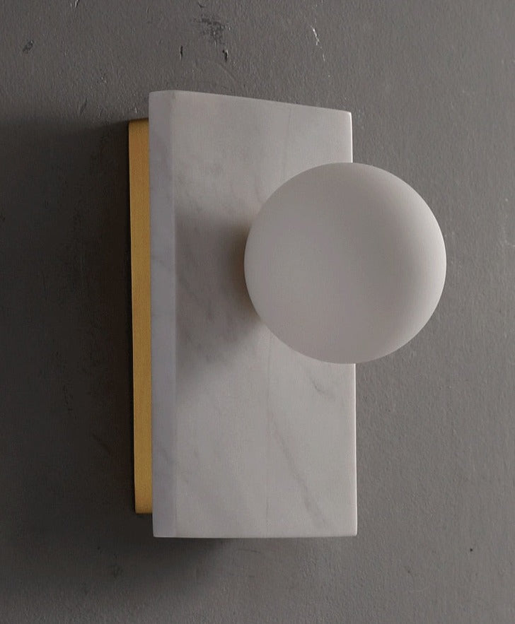 Amélie Marble & Brass LED Wall Light