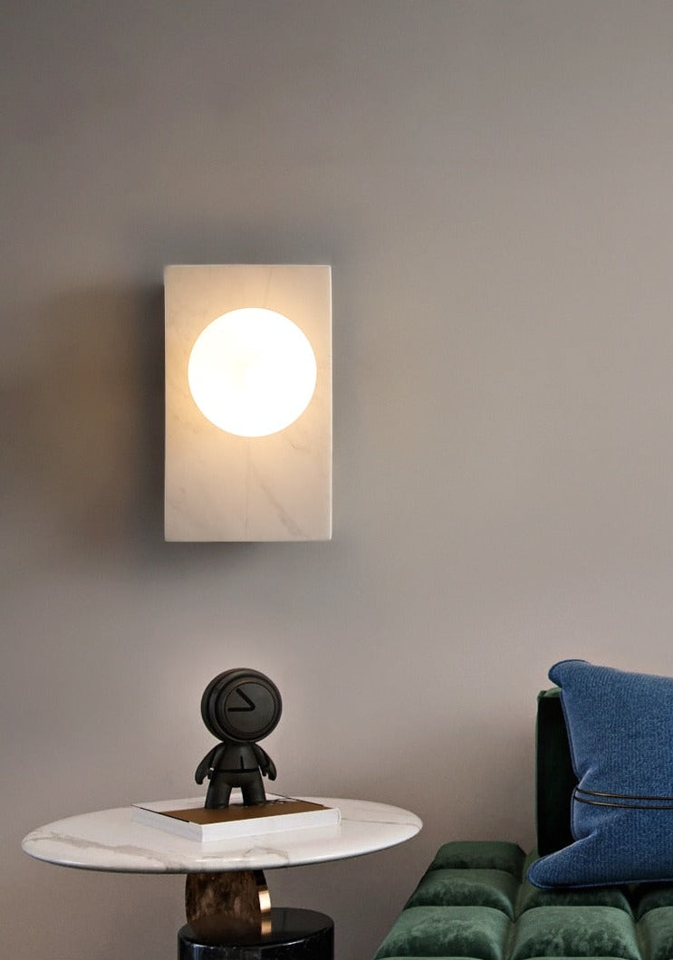 Amélie Marble & Brass LED Wall Light