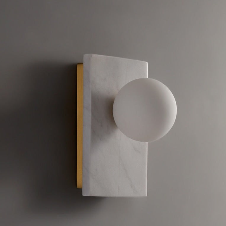 Amélie Marble & Brass LED Wall Light