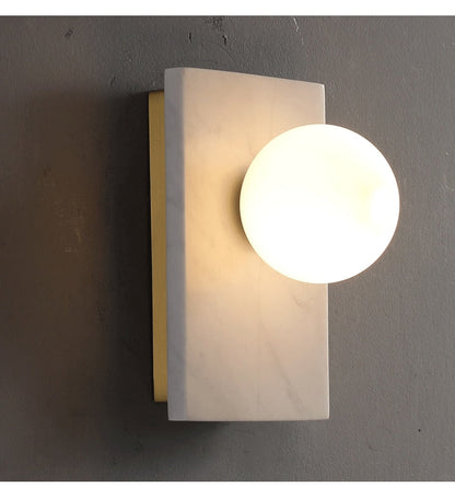 Amélie Marble & Brass LED Wall Light
