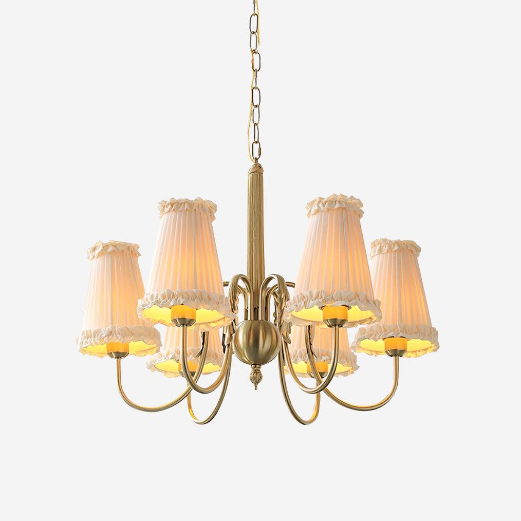 Élodie Mcveigh Fabric & Metal Chandelier