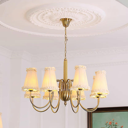 Élodie Mcveigh Fabric & Metal Chandelier