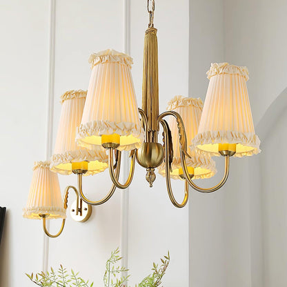 Élodie Mcveigh Fabric & Metal Chandelier