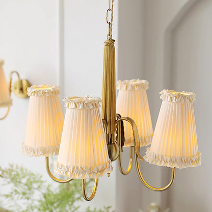 Élodie Mcveigh Fabric & Metal Chandelier