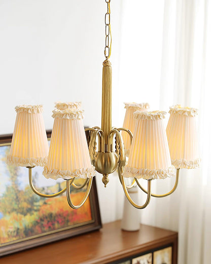 Élodie Mcveigh Fabric & Metal Chandelier