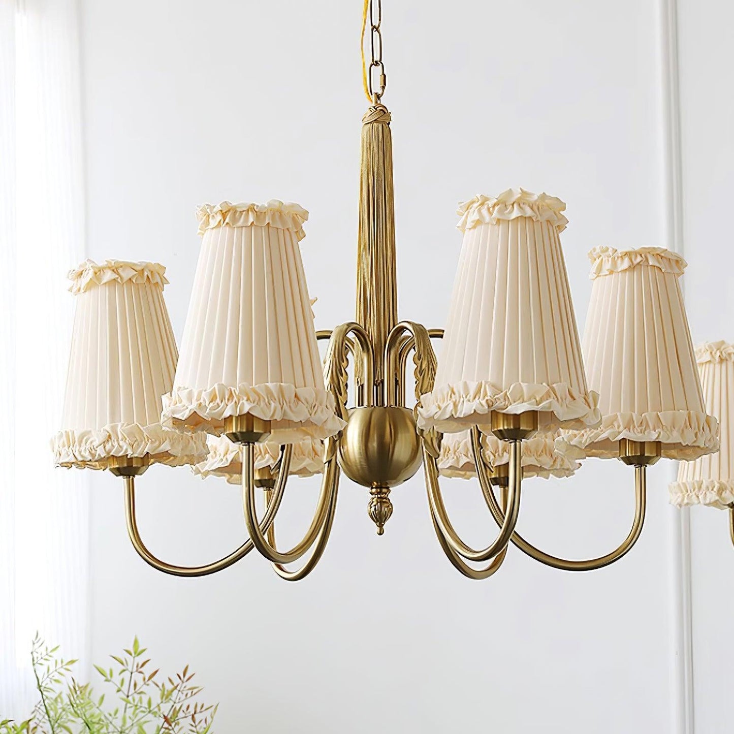 Élodie Mcveigh Fabric & Metal Chandelier