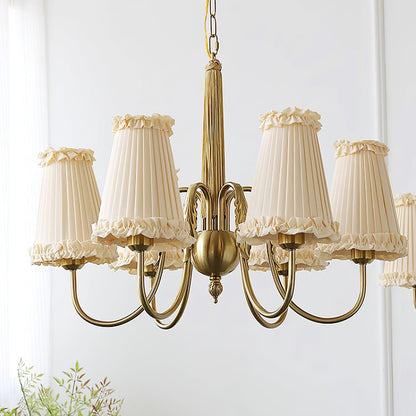 Élodie Mcveigh Fabric & Metal Chandelier