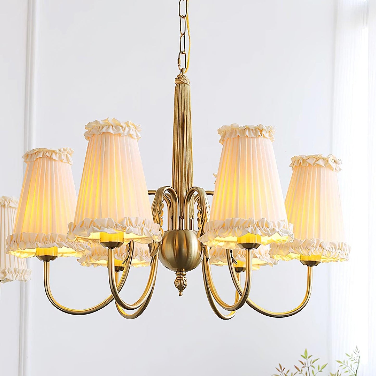 Élodie Mcveigh Fabric & Metal Chandelier