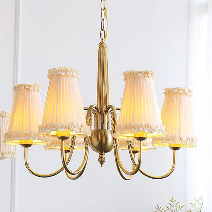 Élodie Mcveigh Fabric & Metal Chandelier