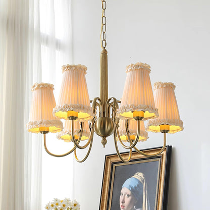 Élodie Mcveigh Fabric & Metal Chandelier