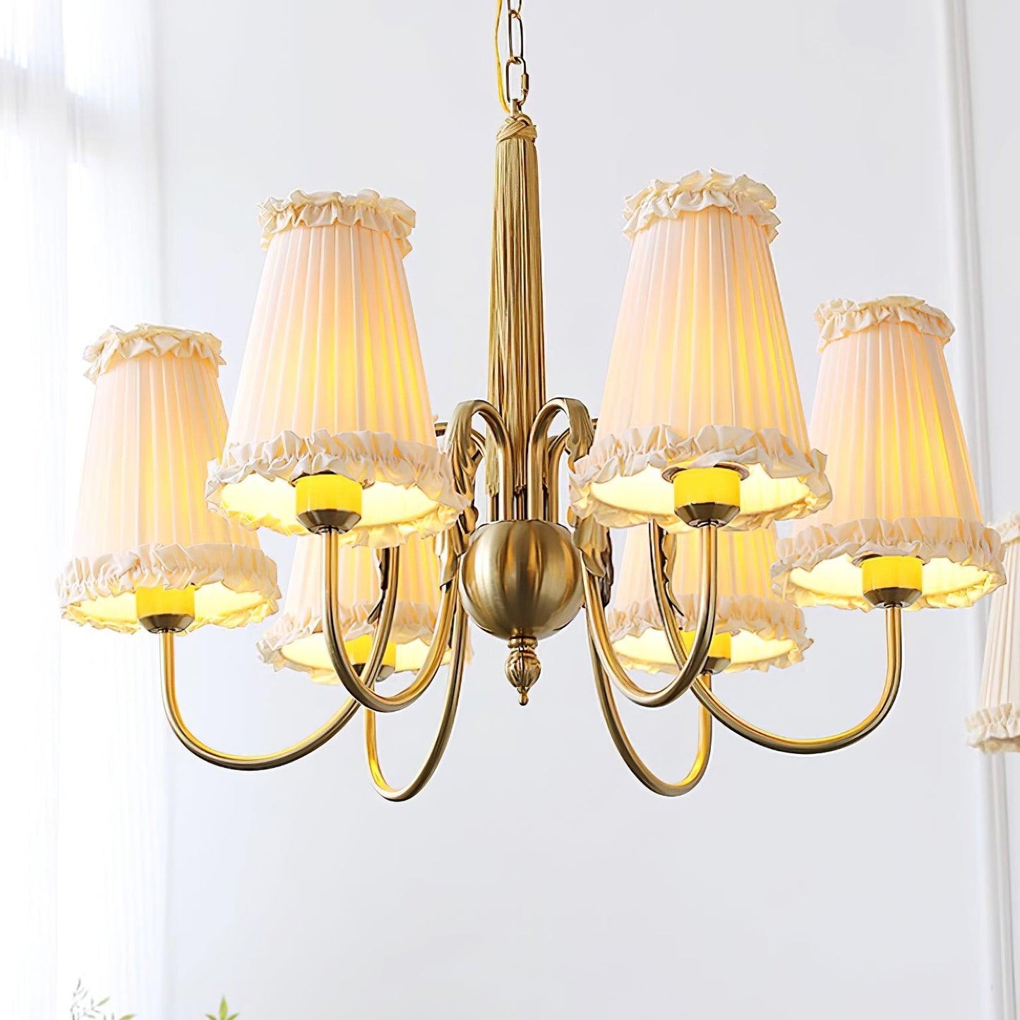 Élodie Mcveigh Fabric & Metal Chandelier