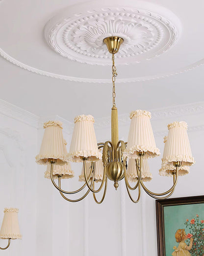 Élodie Mcveigh Fabric & Metal Chandelier