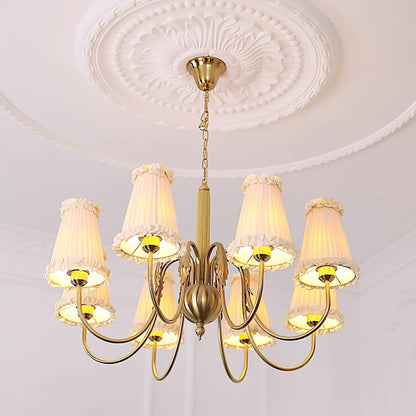 Élodie Mcveigh Fabric & Metal Chandelier