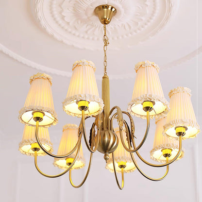 Élodie Mcveigh Fabric & Metal Chandelier