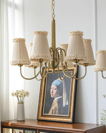 Élodie Mcveigh Fabric & Metal Chandelier