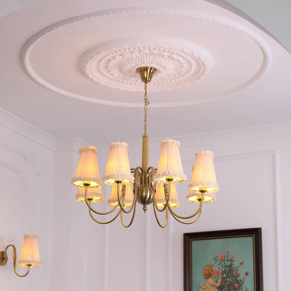 Élodie Mcveigh Fabric & Metal Chandelier