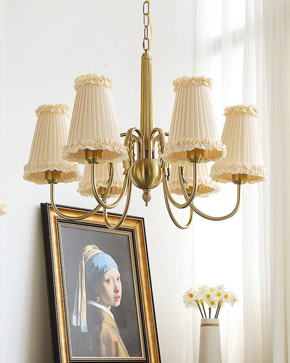 Élodie Mcveigh Fabric & Metal Chandelier