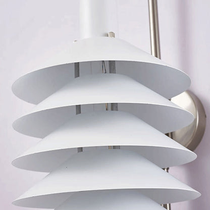 Sophie Accordion Metal LED Pendant Light Modern Layered Wall Ceiling Fixture
