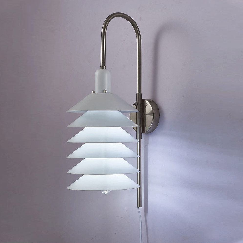 Sophie Accordion Metal LED Pendant Light Modern Layered Wall Ceiling Fixture