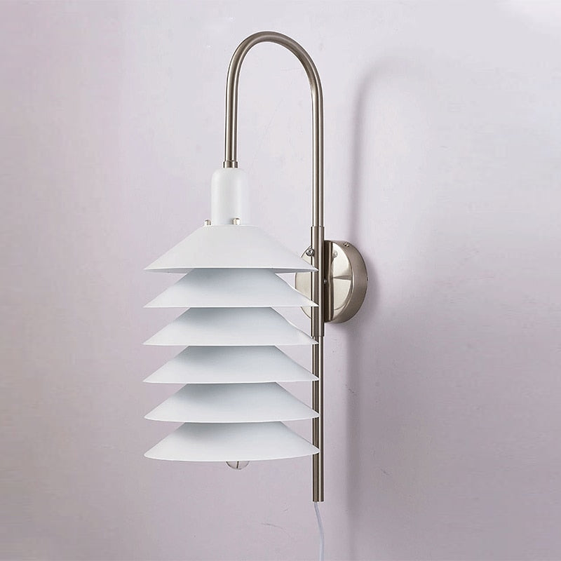 Sophie Accordion Metal LED Pendant Light Modern Layered Wall Ceiling Fixture