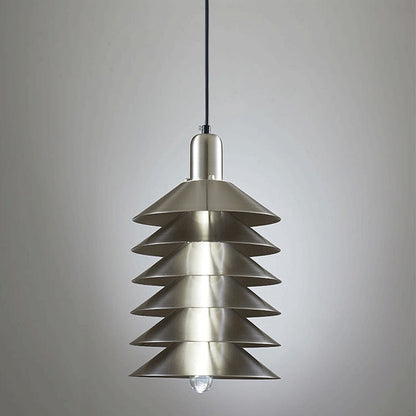 Sophie Accordion Metal LED Pendant Light Modern Layered Wall Ceiling Fixture