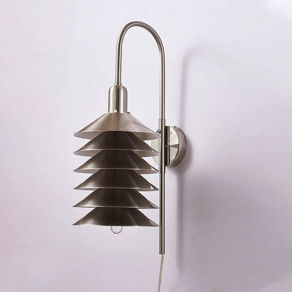 Sophie Accordion Metal LED Pendant Light Modern Layered Wall Ceiling Fixture