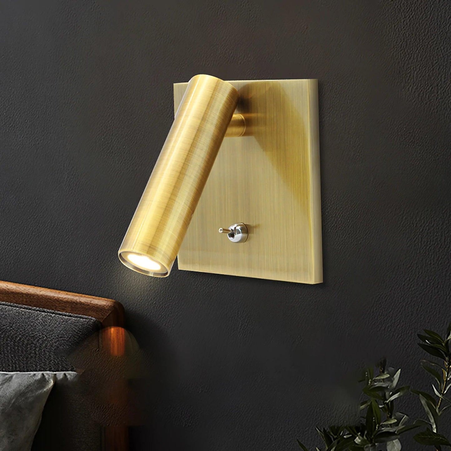 Clara Micro Square Switched Sconce