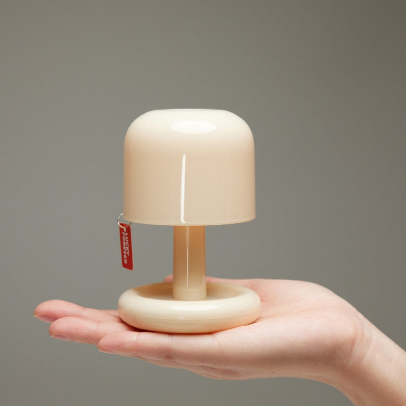 Élise Mini Mushroom Cordless Table Lamp Warm LED Night Light