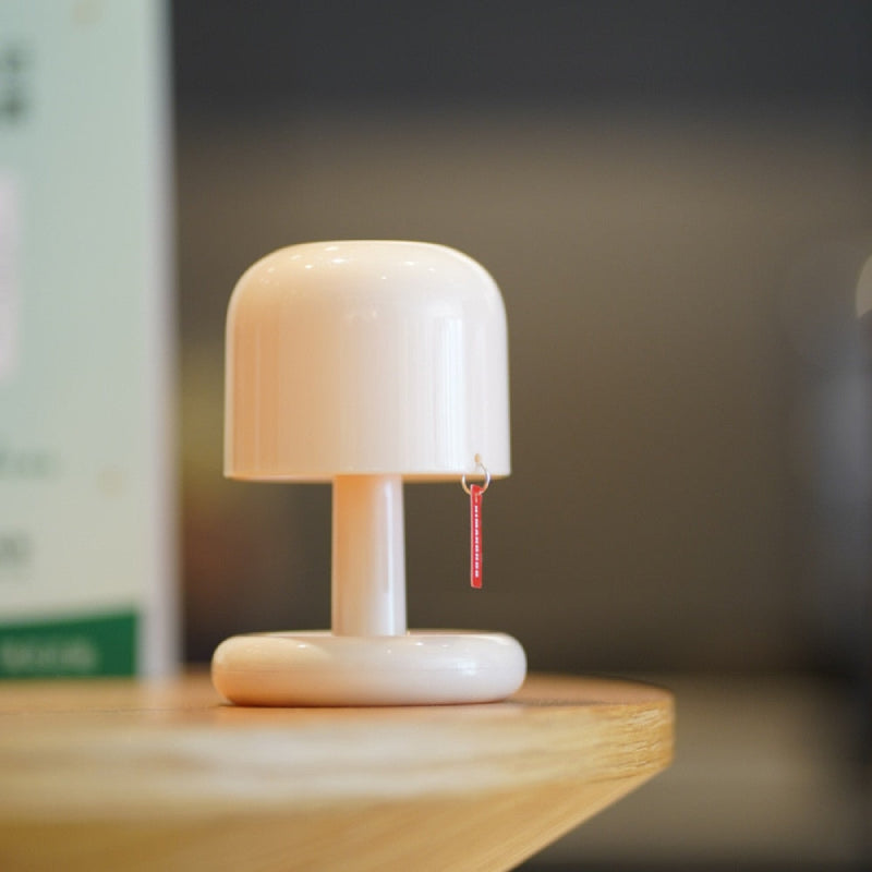 Élise Mini Mushroom Cordless Table Lamp Warm LED Night Light