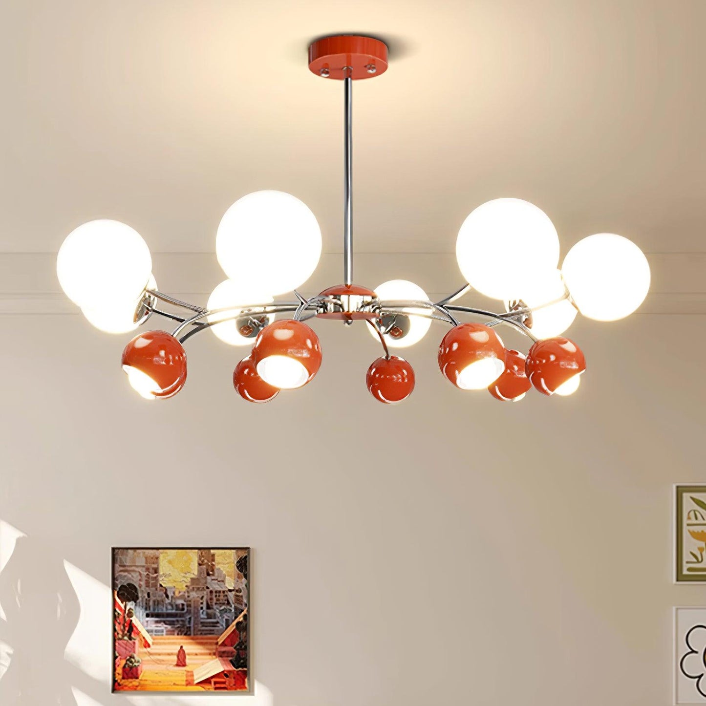 Lucie Modern Spherical Domie Chandelier