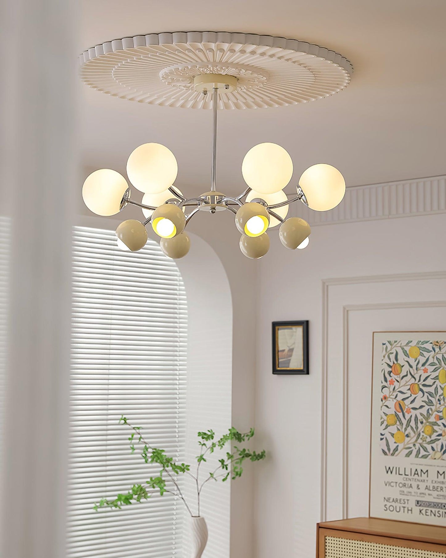 Lucie Modern Spherical Domie Chandelier