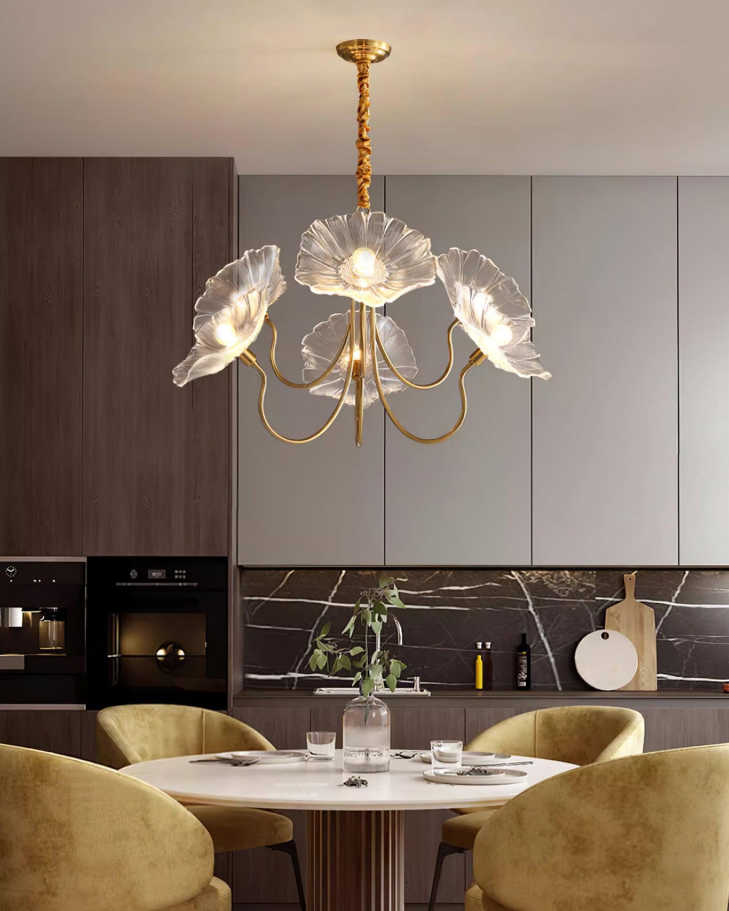Ariane Leaf Chandelier