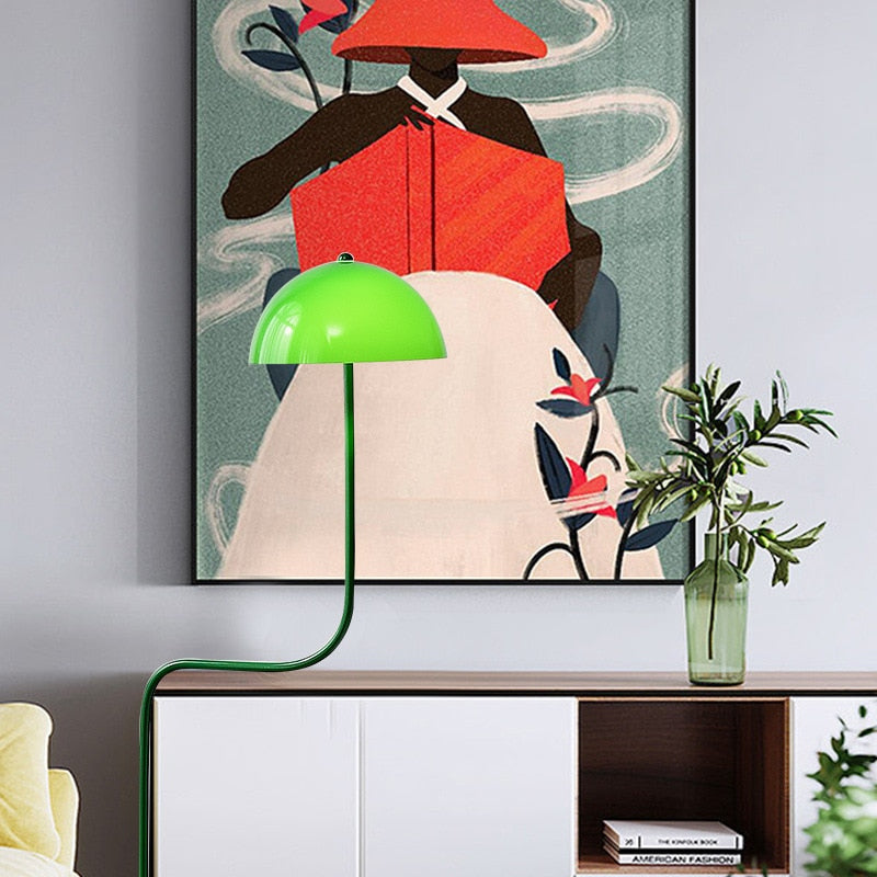 Élise Mushroom Sprout Table & Floor Lamp Modern Green Accent Light