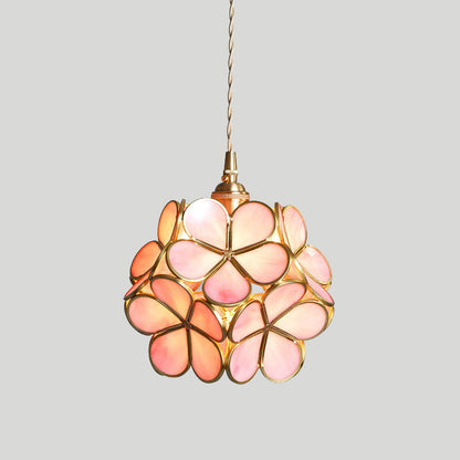Clara Flower Glass Pendant Light