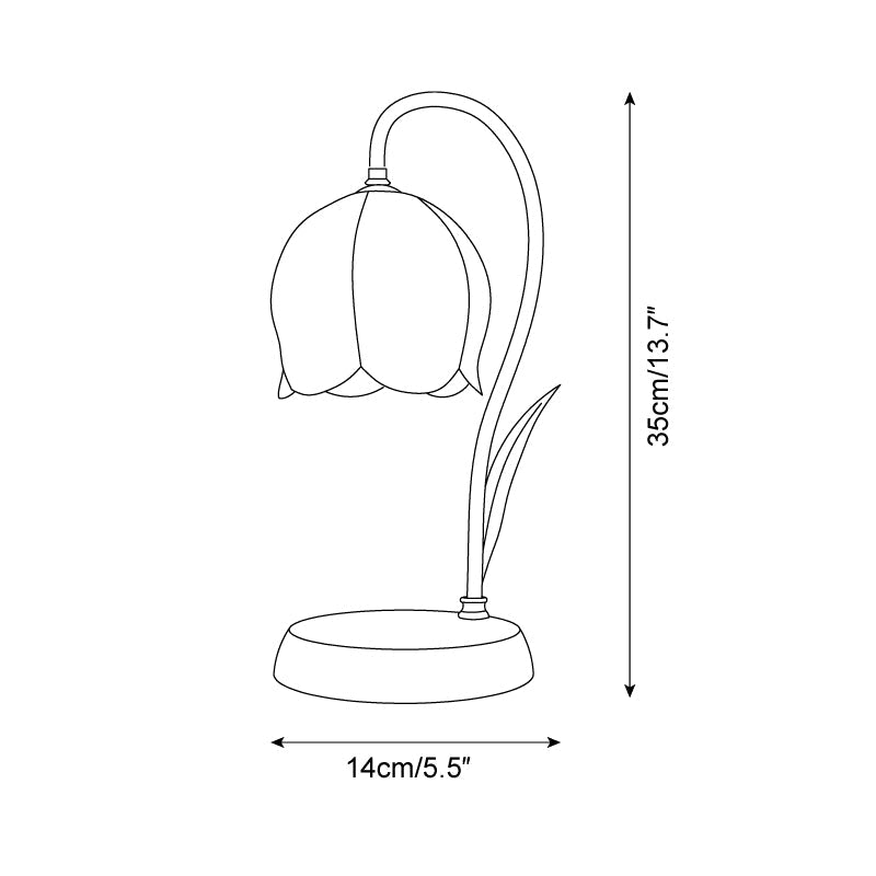 Elodie Lily Candle Warmer Lamp with Halogen Heat Design
