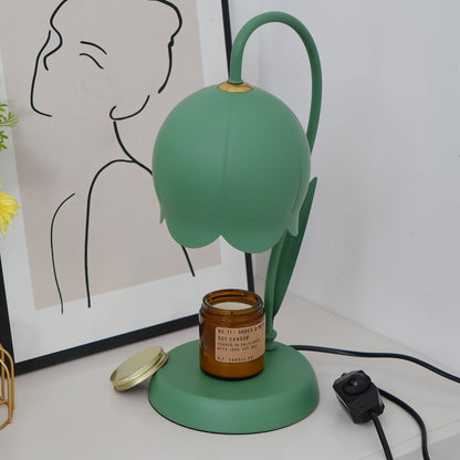 Elodie Lily Candle Warmer Lamp with Halogen Heat Design