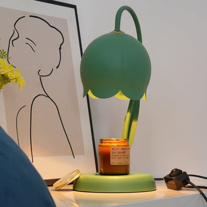 Elodie Lily Candle Warmer Lamp with Halogen Heat Design