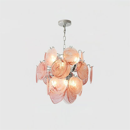 Léonie Neuvy Iridescent Glass Chandelier